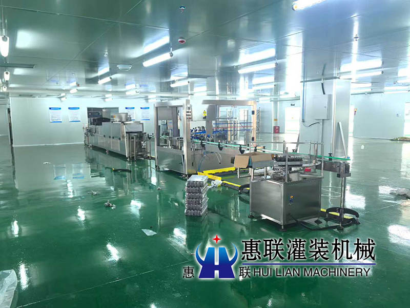 6000瓶口服液i灌裝機生產線出口